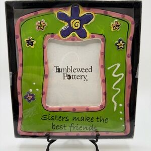 Tumbleweed Pottery Ceramic “Sister” Picture Frame